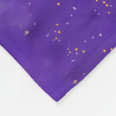 Paarse Soul Fleece Blanket Deken (Hoek)