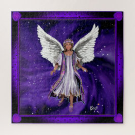 Paarse Soul Jigzaag Puzzle Legpuzzel
