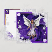 Paarse Soul kerstkaart (Voorkant / Achterkant)