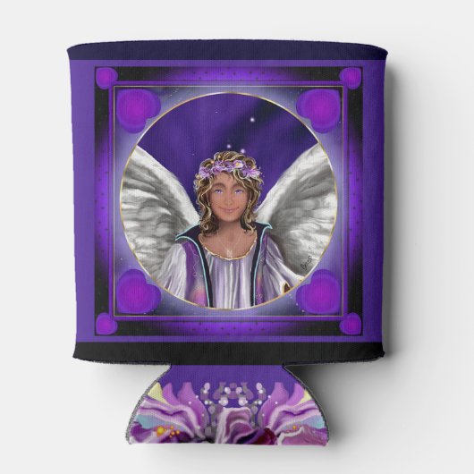 Paarse Soul Koelbox Blikjeskoeler (Achterkant)