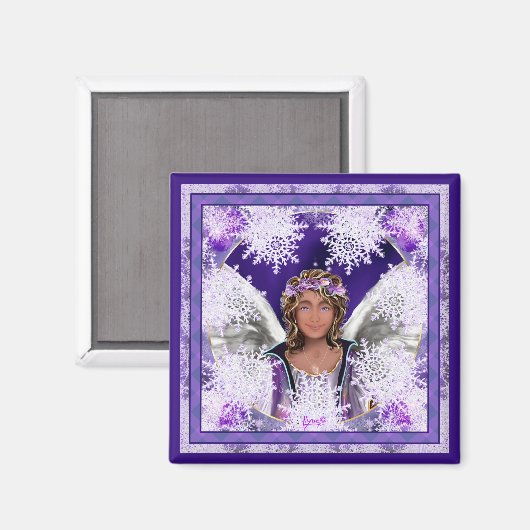 Paarse Soul Magnet (Voorkant / Achterkant)