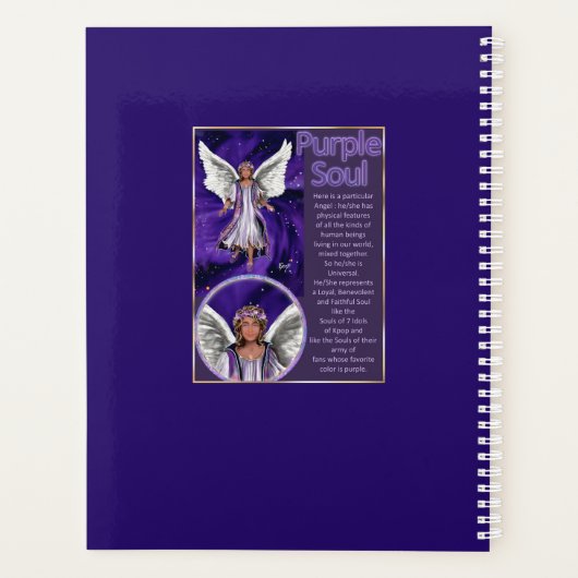 Paarse Soul Planner (Achterkant)