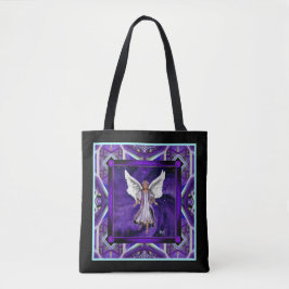 Paarse Soul Scarf Tote Bag
