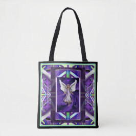 Paarse Soul Scarf Tote Bag