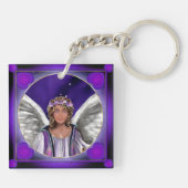 Paarse Soul Sleutelhanger (Achterkant)