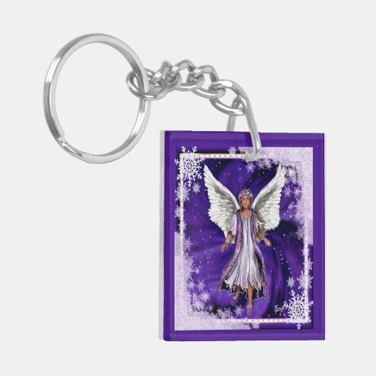 Paarse Soul Sleutelhanger (Voorkant Links)