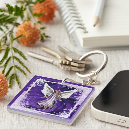 Paarse Soul Sleutelhanger (Voorkant Rechts)