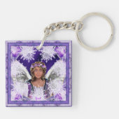 Paarse Soul Sleutelhanger (Achterkant)