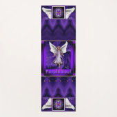 Paarse Soul Yoga Mat (Voorkant)