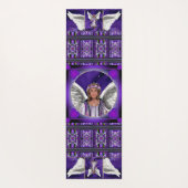 Paarse Soul Yoga Mat (Achterkant)