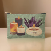 Paarse Spa kaarsen en Lavendel Olive Monogram Etui