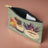 Paarse Spa kaarsen en Lavendel Olive Monogram Etui