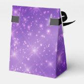 Paarse Sparkle Afstuderen Custom 2025 Chic Party Bedankdoosjes (Achterkant)