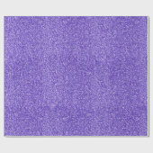 Paarse Sparkle Glitter Cadeaupapier (Vlak)