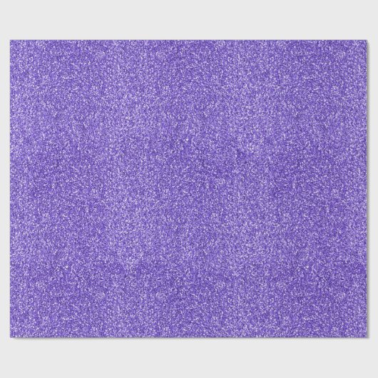 Paarse Sparkle Glitter Cadeaupapier (Vlak)