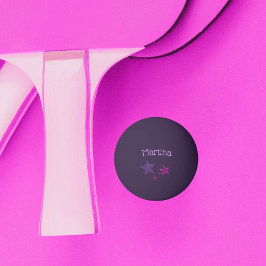 Paarse sparkle Glitter Effect Custom Ping Pong Pingpongbal