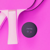 Paarse sparkle Glitter Effect Custom Ping Pong Pingpongbal