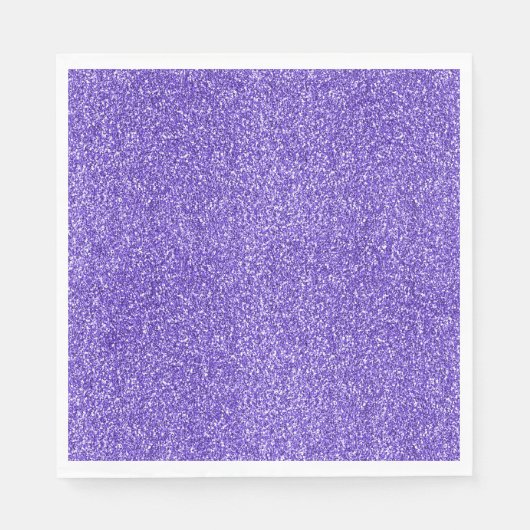 Paarse Sparkle Glitter Servet (Voorkant)