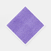 Paarse Sparkle Glitter Servet (Hoek)
