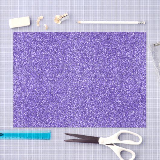 Paarse Sparkle Glitter Tissuepapier (Craft)