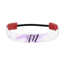 Paarse sparkle glitter voegt jouw naam monogram po