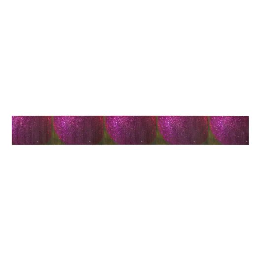 Paarse Sparkle Grosgrain Lint (Voorkant)