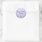 Paarse Sparkle Jewel Baptism Sticker (Tas)