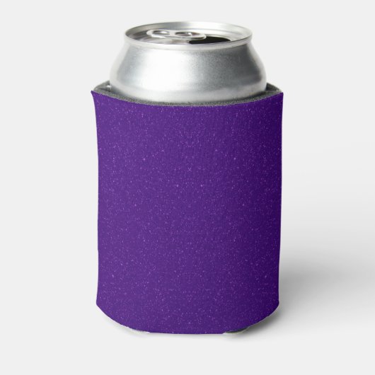 Paarse Sparkle Neopreen Koelbox Koozie - Custom (Blikje Achterkant)