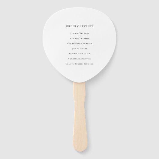 Paarse Sparkle Silver String Lights Wedding Handwaaier (Achterkant)