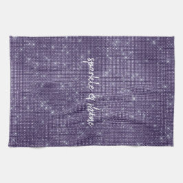 Paarse Sparkle Theedoek