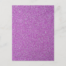Paarse Sparkles achtergrond Voeg je eigen toe Briefkaart