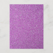 Paarse Sparkles achtergrond Voeg je eigen toe Briefkaart (Voorkant)