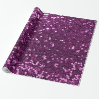 Paarse Sparkly Faux Glitter