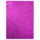 Paarse Sparkly Glitter Klembord (Achterkant)