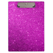 Paarse Sparkly Glitter Klembord (Voorkant)
