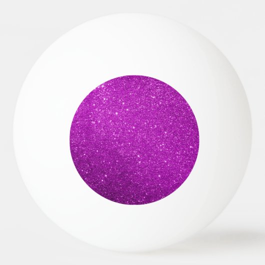 Paarse Sparkly Glitter Pingpongbal (Achterkant)