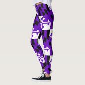 Paarse Speldag Maryland Vlag Leggings (Links)