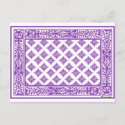 Paarse spelen Kaart King / Queen tafel plaats kaar (Achterkant)