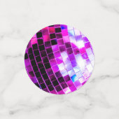 Paarse Spiegel Disco Ball Confetti (Kleine voorkant)