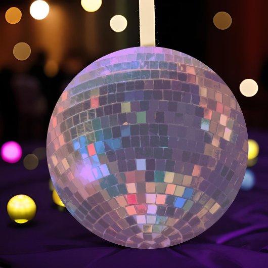 Paarse Spiegel Disco Ball Dance Party abstract Ronde Sticker