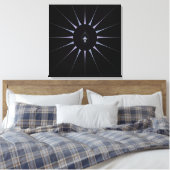 Paarse Spin Canvas Afdruk (Insitu (Slaapkamer))