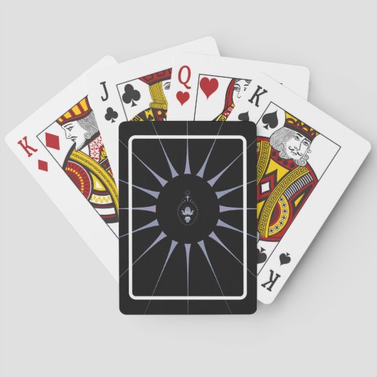 Paarse Spin Speelkaarten (Achterkant)