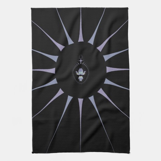 Paarse Spin Theedoek (Verticaal)