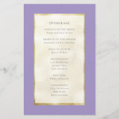 Paarse Spinel Amethist Edelsteen Trouwprogramma's (Achterkant)