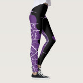 Paarse spinnewebwaas leggings (Rechts)