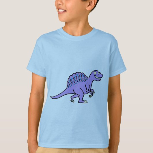 Paarse Spinosaurus T-shirt (Voorkant)