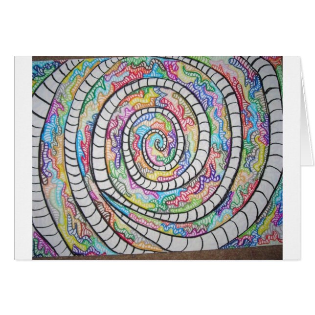 Paarse spiraal (Voorkant Horizontaal)