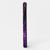Paarse Spiraal Fractale Kunstpatroon Case-Mate iPhone Case (Achterkant/links)