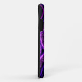 Paarse Spiraal Fractale Kunstpatroon Case-Mate iPhone Case (Achterkant/rechts)