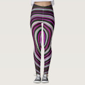 paarse spiraal leggings (Voorkant)